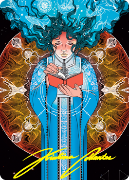 {A} Memory Lapse Art Card (Gold-Stamped Signature) [Strixhaven: School of Mages Art Series][GS ASTX 066]