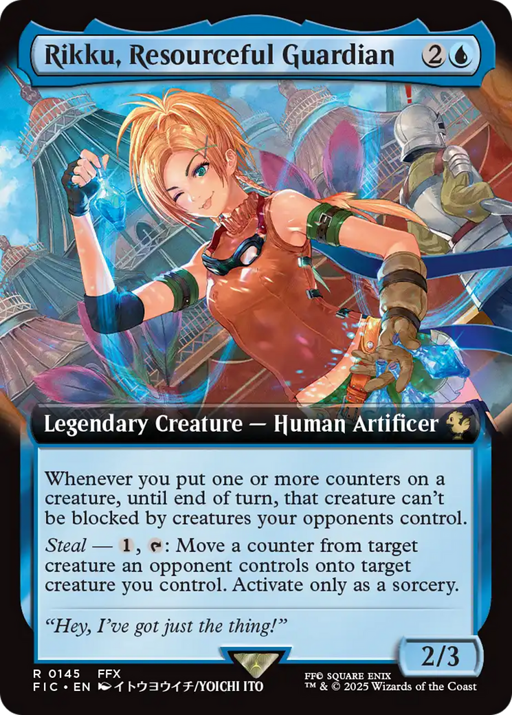 {@@FIN R} Rikku, Resourceful Guardian (Extended Art) [FINAL FANTASY Commander][FIC 145]