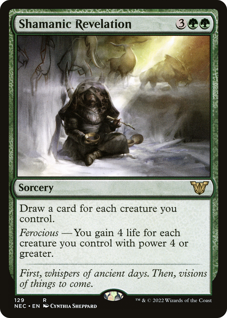 {R} Shamanic Revelation [Kamigawa: Neon Dynasty Commander][NEC 129] - Misty Mountain Games