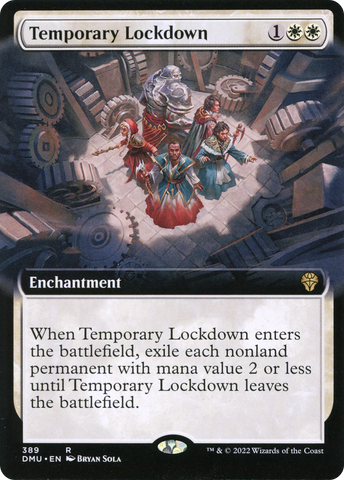 {R} Temporary Lockdown (Extended Art) [Dominaria United][DMU 389]