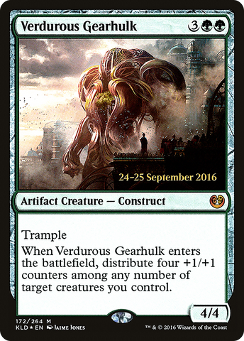 {R} Verdurous Gearhulk [Kaladesh Prerelease Promos][PR KLD 172]