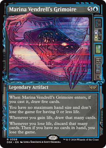 {@R} Marina Vendrell's Grimoire (Showcase) [Duskmourn: House of Horror][DSK 308]