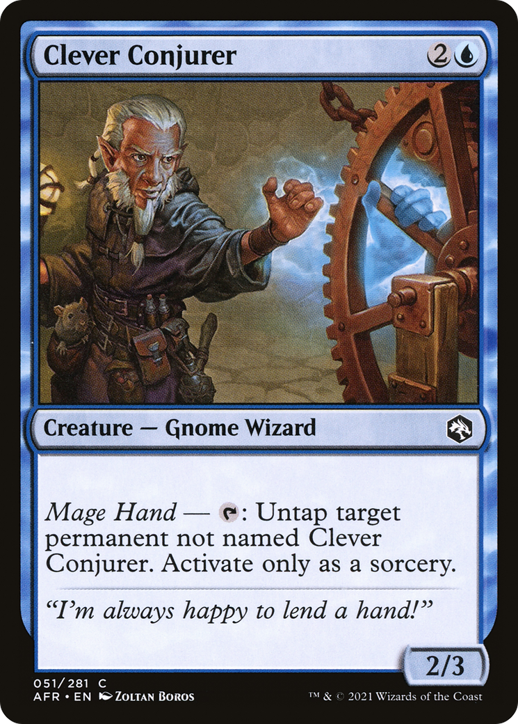 {C} Clever Conjurer [Dungeons & Dragons: Adventures in the Forgotten Realms][AFR 051]