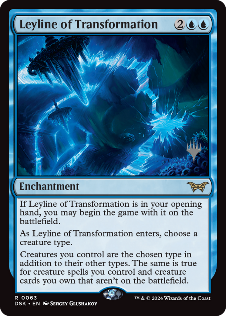 {@R} Leyline of Transformation [Duskmourn: House of Horror Promos][PP DSK 063]