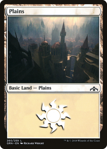 {B}[GRN 260] Plains (260) [Guilds of Ravnica]