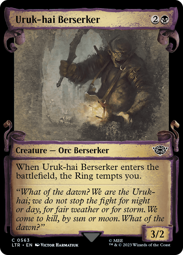 {C} Uruk-hai Berserker [The Lord of the Rings: Tales of Middle-Earth Showcase Scrolls][LTR 563]