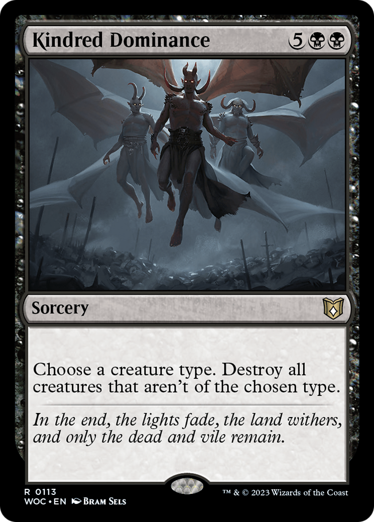 {R} Kindred Dominance [Wilds of Eldraine Commander][WOC 113]
