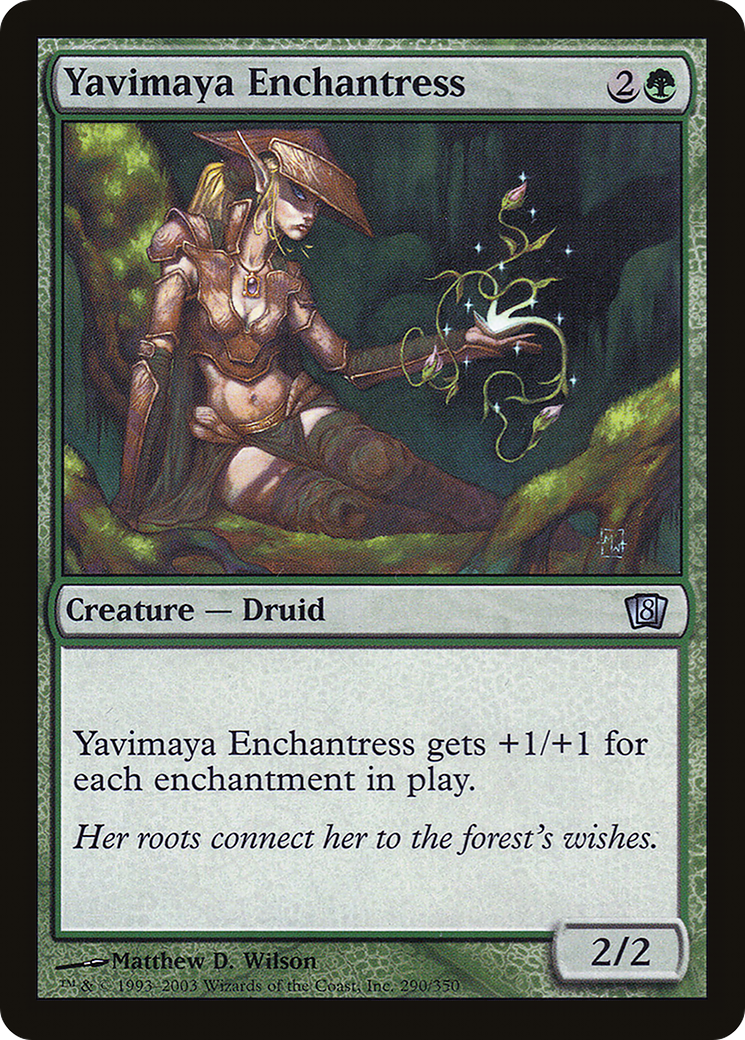 {C} Yavimaya Enchantress [Eighth Edition][8ED 290]