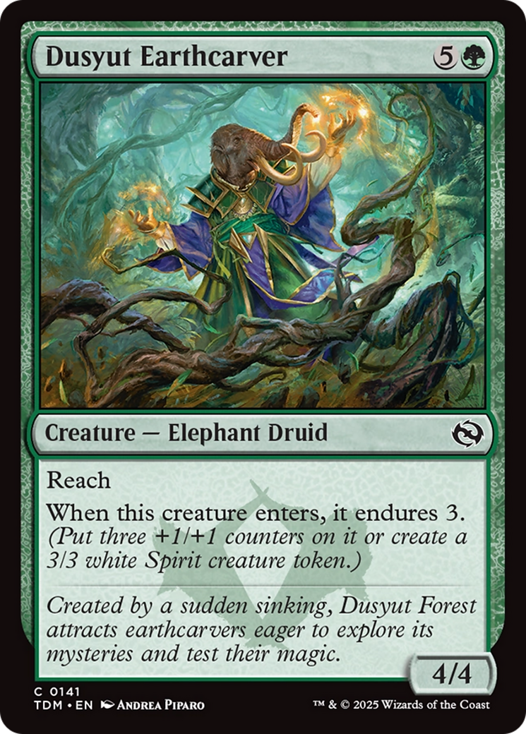 {@C} Dusyut Earthcarver [Tarkir: Dragonstorm][TDM 141]