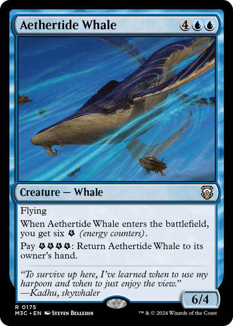 {R} Aethertide Whale [Modern Horizons 3 Commander][M3C 175]