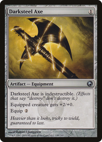 {C} Darksteel Axe [Scars of Mirrodin][SOM 149]