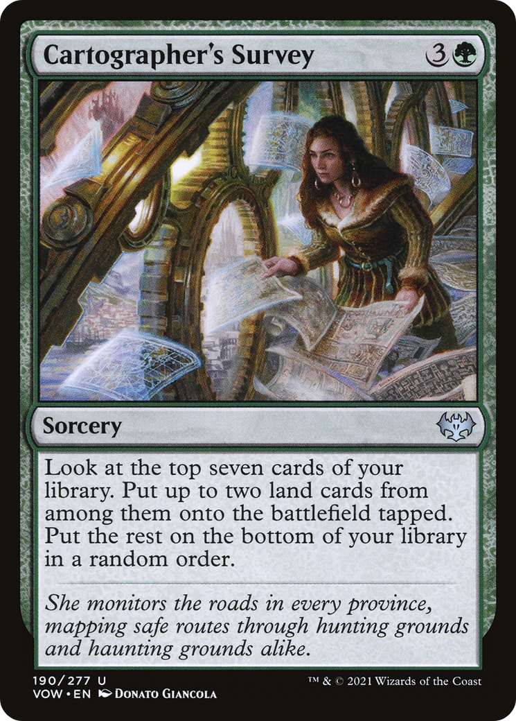 {C} Cartographer's Survey [Innistrad: Crimson Vow][VOW 190]
