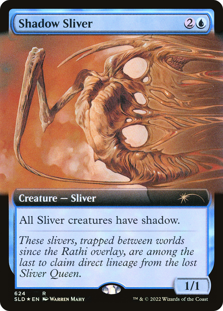 {R} Shadow Sliver (Extended Art) [Secret Lair Drop Promos][SLD 624]