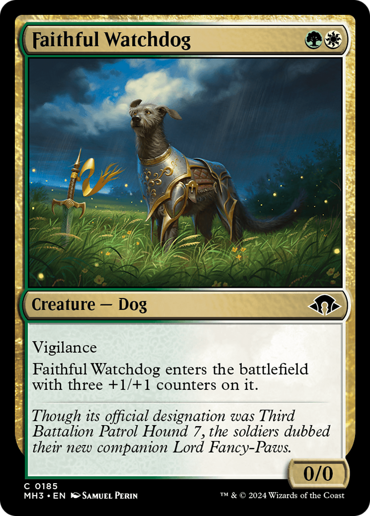 {C} Faithful Watchdog [Modern Horizons 3][MH3 185]