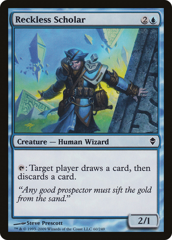 {C} Reckless Scholar [Zendikar][ZEN 060]