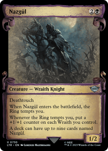 {C} Nazgul (0730) [The Lord of the Rings: Tales of Middle-Earth Showcase Scrolls][LTR 730]