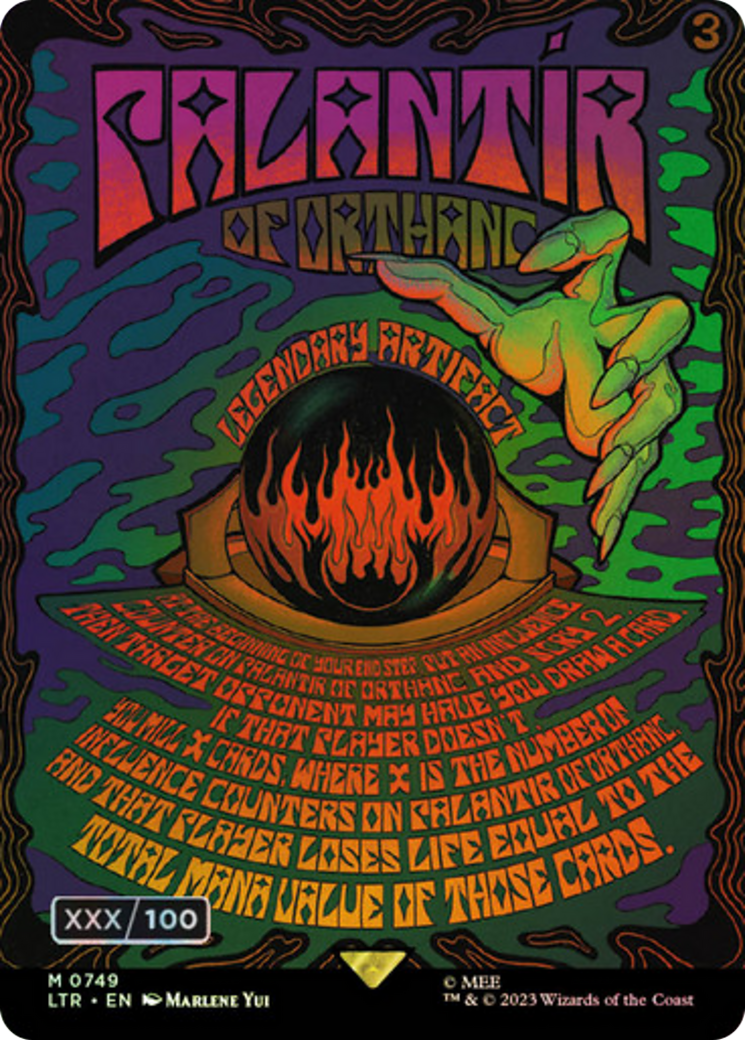 {R} Palantir of Orthanc (Borderless Poster) (Serialized) [The Lord of the Rings: Tales of Middle-Earth][SR LTR 749]