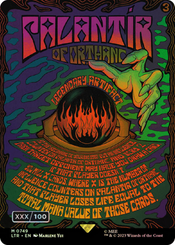 {R} Palantir of Orthanc (Borderless Poster) (Serialized) [The Lord of the Rings: Tales of Middle-Earth][SR LTR 749]