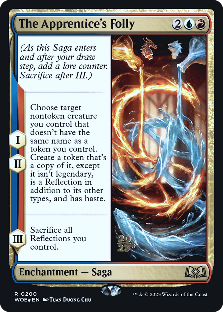 {@R} The Apprentice's Folly [Wilds of Eldraine Prerelease Promos][PR WOE 200]