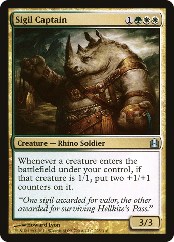 {C} Sigil Captain [Commander 2011][CMD 225]
