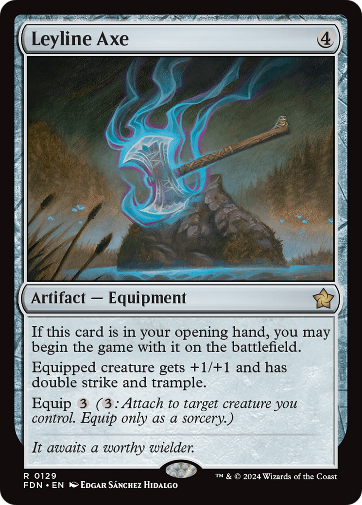 {@R} Leyline Axe [Foundations][FDN 129]