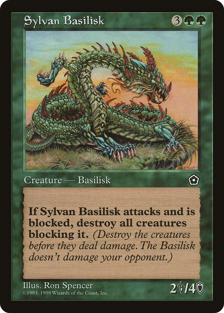 {R} Sylvan Basilisk [Portal Second Age][PO2 146]