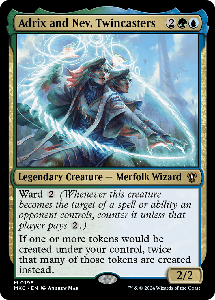 {R} Adrix and Nev, Twincasters [Murders at Karlov Manor Commander][MKC 198]