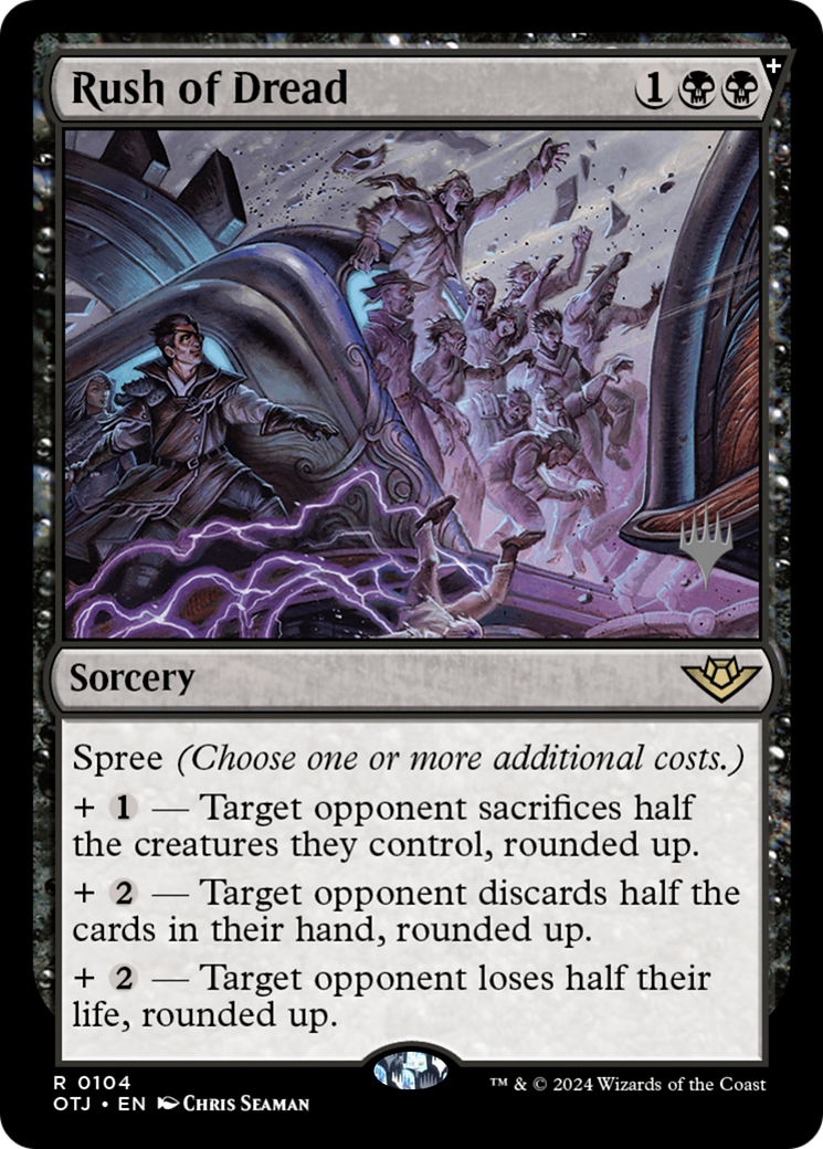 {@R} Rush of Dread (Promo Pack) [Outlaws of Thunder Junction Promos][PP OTJ 104]