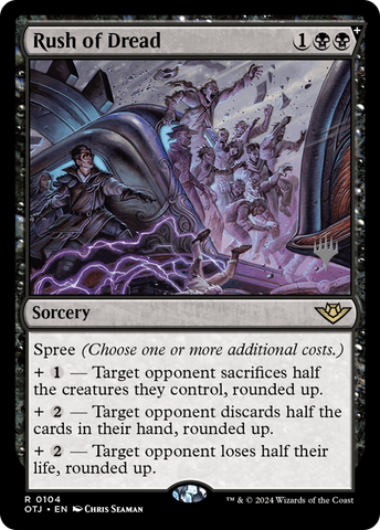 {@R} Rush of Dread (Promo Pack) [Outlaws of Thunder Junction Promos][PP OTJ 104]