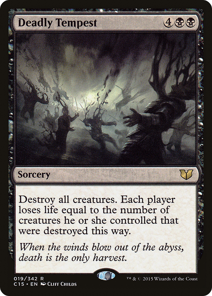 {R} Deadly Tempest [Commander 2015][C15 019]