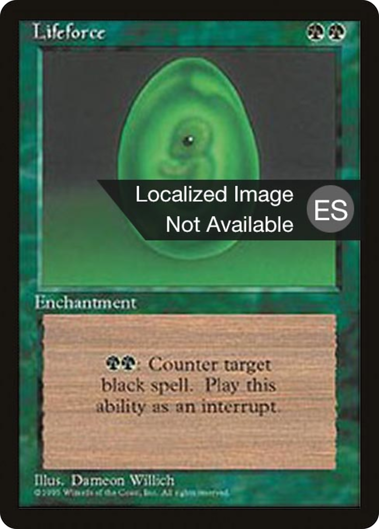 {F} Lifeforce [Fourth Edition (Foreign Black Border)][FBB 4ED 257]