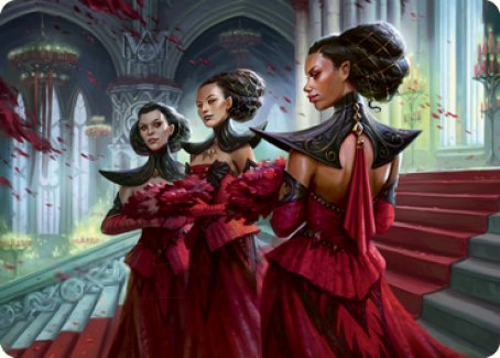 {A} Olivia's Attendants Art Card [Innistrad: Crimson Vow Art Series][AVOW 047]