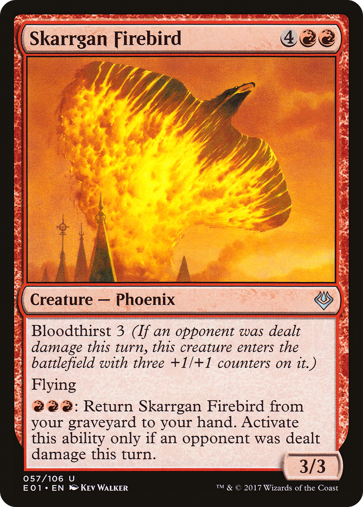 {C} Skarrgan Firebird [Archenemy: Nicol Bolas][E01 057]