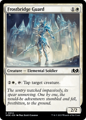 {@C} Frostbridge Guard [Wilds of Eldraine][WOE 014]