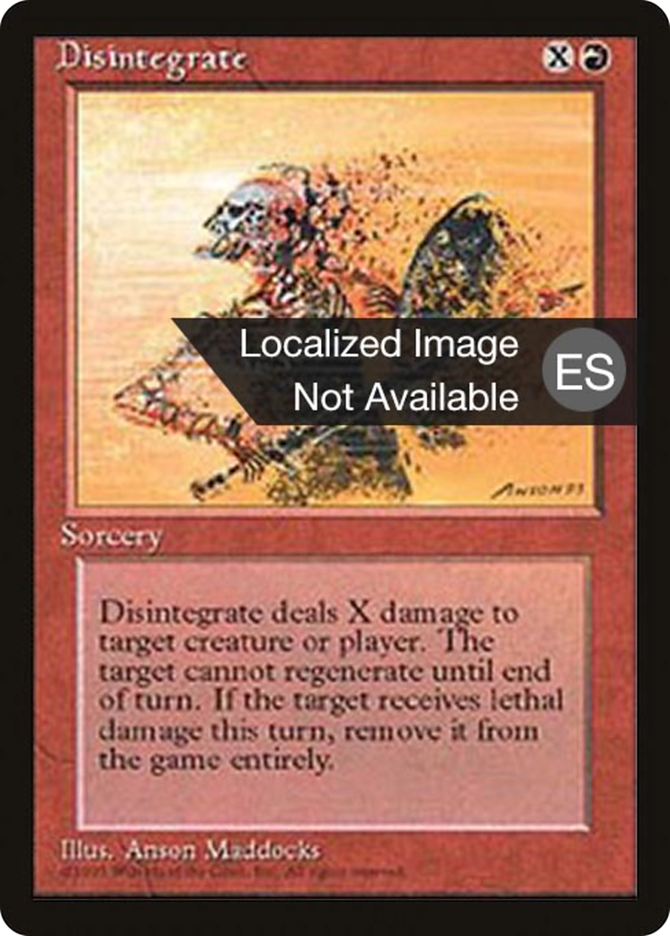 {F} Disintegrate [Fourth Edition (Foreign Black Border)][FBB 4ED 185]