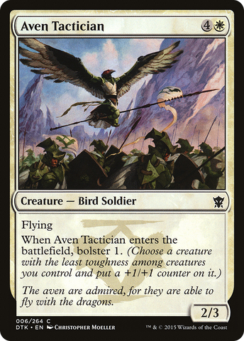 {C} Aven Tactician [Dragons of Tarkir][DTK 006]