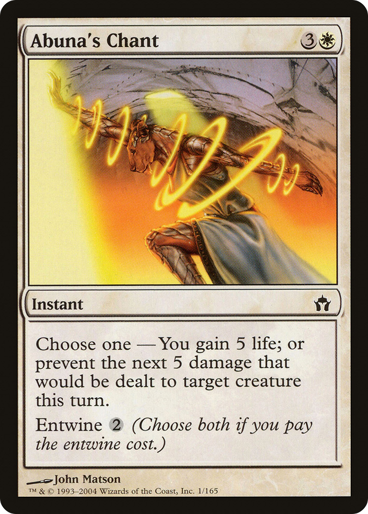 {C} Abuna's Chant [Fifth Dawn][5DN 001]