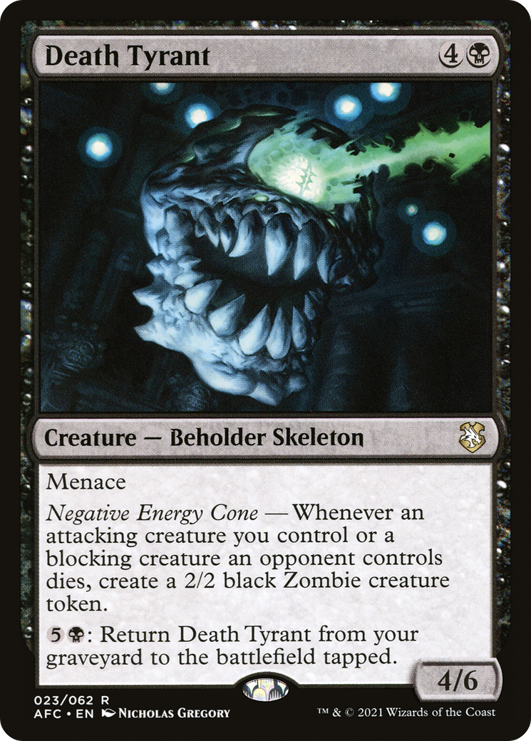{R} Death Tyrant [Dungeons & Dragons: Adventures in the Forgotten Realms Commander][AFC 023]