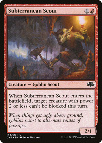 {C} Subterranean Scout [Dominaria Remastered][DMR 143]