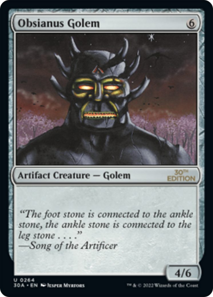 {C} Obsianus Golem [30th Anniversary Edition][30A 264]