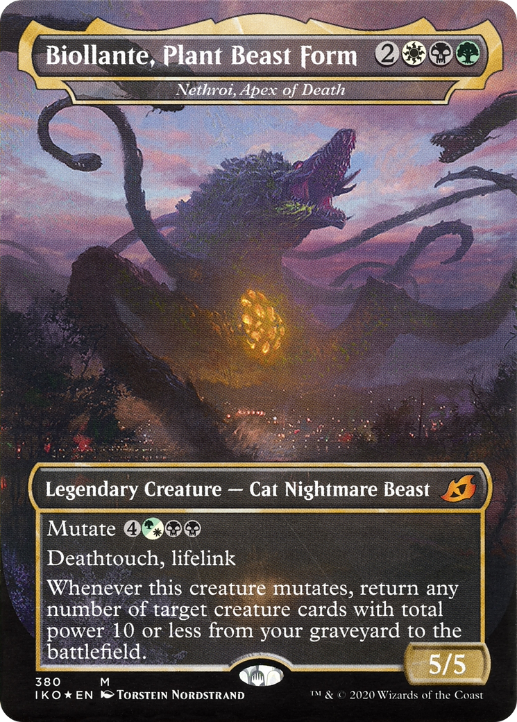 {R} Nethroi, Apex of Death - Biollante, Plant Beast Form (Godzilla Series) [Ikoria: Lair of Behemoths][IKO 380]