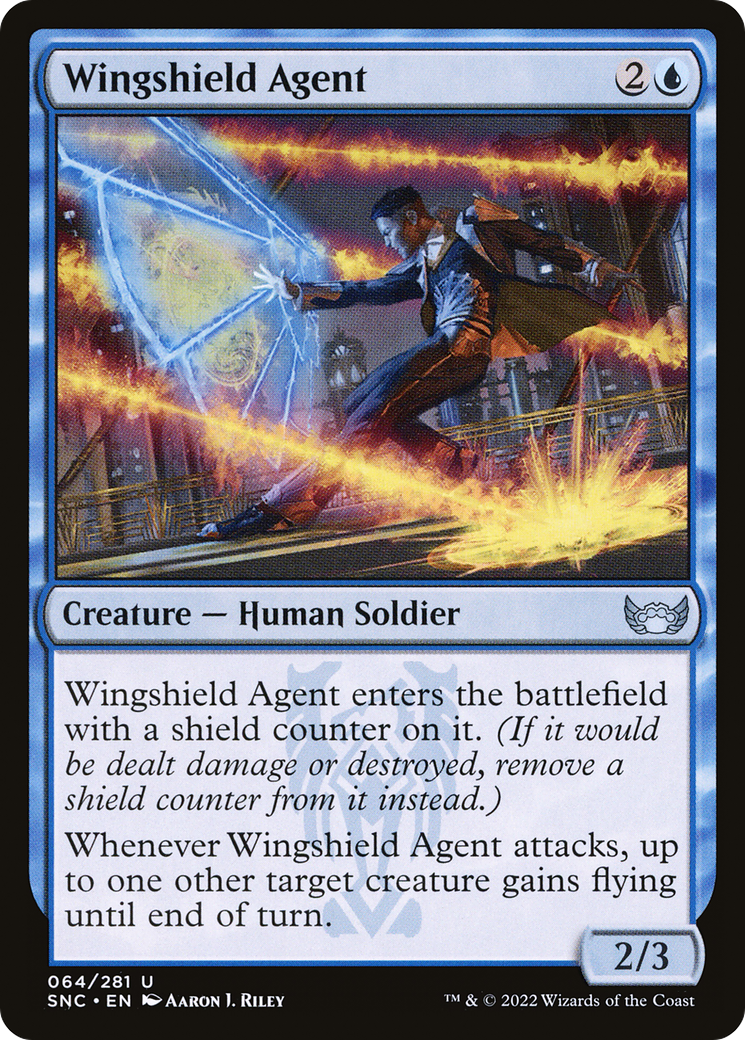 {C} Wingshield Agent [Streets of New Capenna][SNC 064]