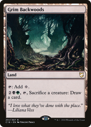 {R} Grim Backwoods [Commander 2018][C18 251]