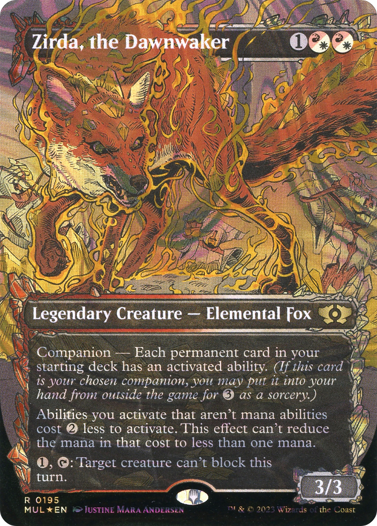 {R} Zirda, the Dawnwaker (Halo Foil) [Multiverse Legends][MUL 195]