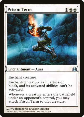 {C} Prison Term [Commander 2011][CMD 027]