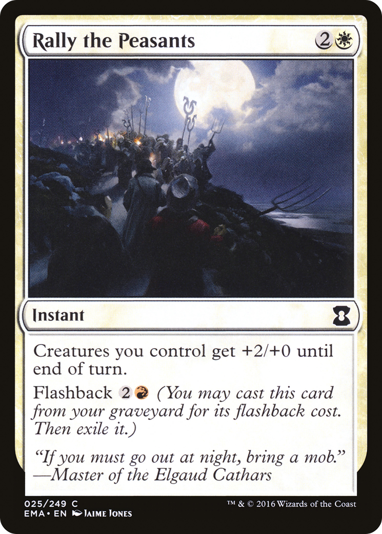 {C} Rally the Peasants [Eternal Masters][EMA 025]