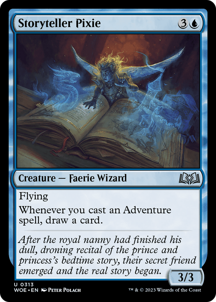 {@C} Storyteller Pixie [Wilds of Eldraine][WOE 313]