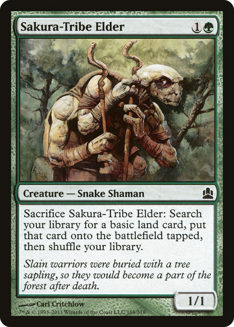 {C} Sakura-Tribe Elder [Commander 2011][CMD 169]