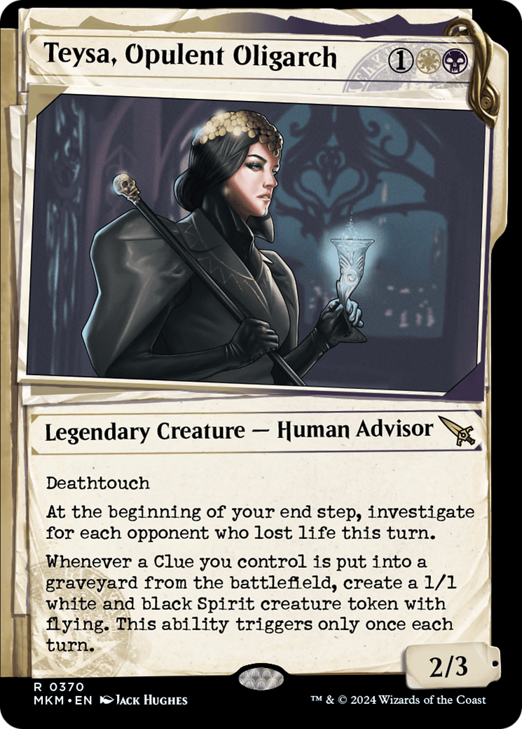 {@R} Teysa, Opulent Oligarch (Showcase) (0370) [Murders at Karlov Manor][MKM 370]