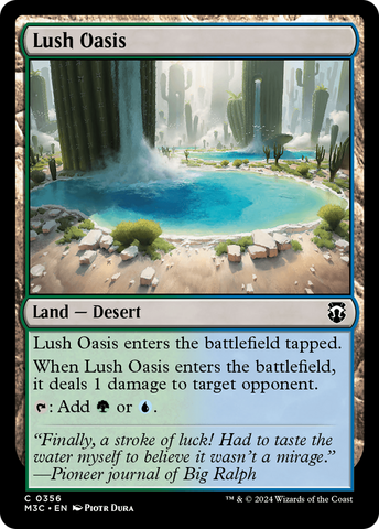 {C} Lush Oasis [Modern Horizons 3 Commander][M3C 356]